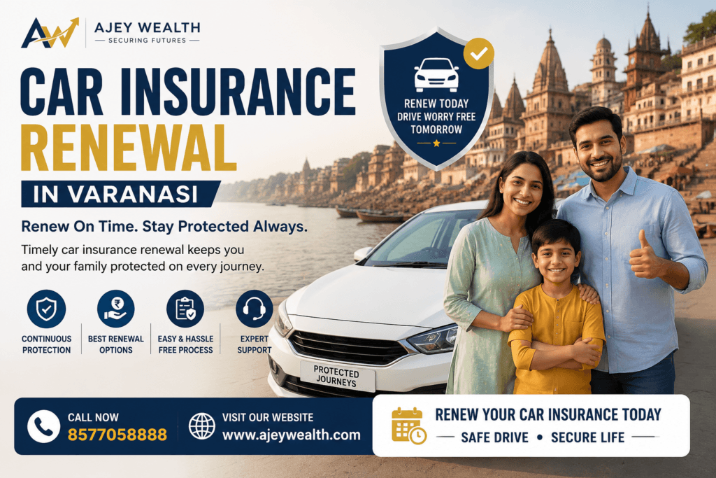 Car Insurance Renewal in Varanasi by Ajey Wealth